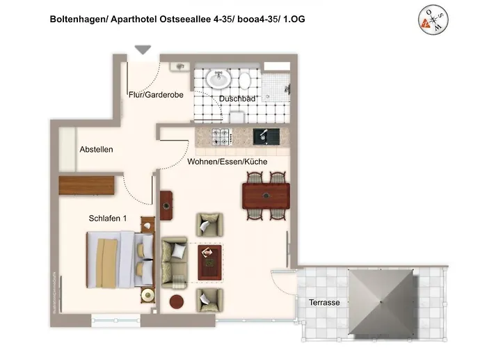 شقة Ostseeallee Ostseeallee 4-35 بولتينهاجين